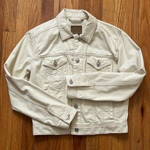 American Eagle White Denim Jacket